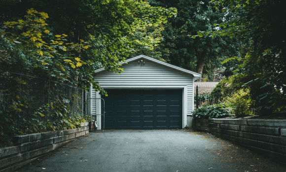 Residential garage door installation in Chandler, AZ by Pride Garage Doors.